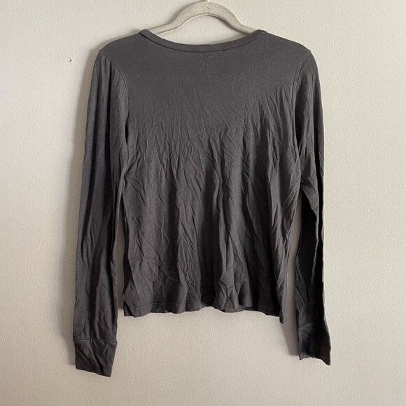 American Eagle Outfitters Women SZ S Gray Life’s A Party Long Sleeve T Shirt NWT - Picture 8 of 8